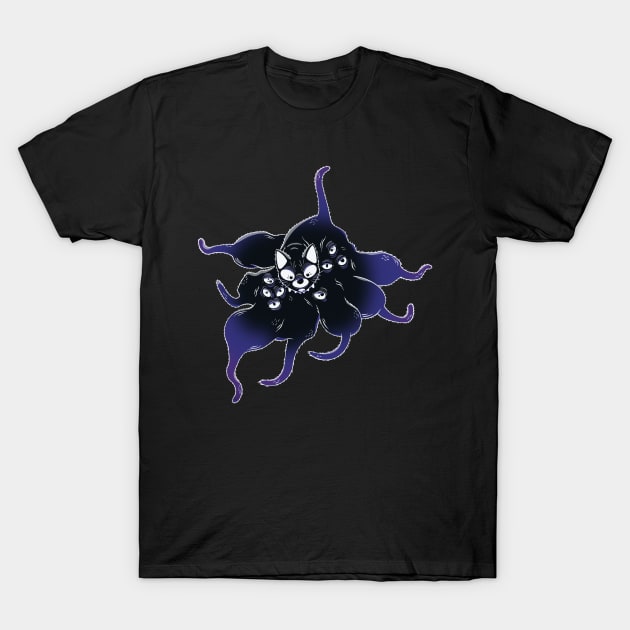 Beyond the Veil, a Void Cat Butt T-Shirt by gloomieandgrimm